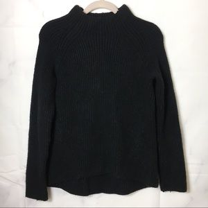 Madewell Sweaters - Madewell Black Ribbed Mock Neck Sweater Madewell Sweaters - Madewell Black Ribbed Mock Neck Sweater